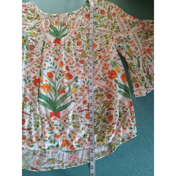 Cato Floral Boho Bell Sleeves Top - Picture 10 of 11